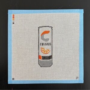 SOLD “Celsius” Handpainted Needlepoint Canvas - 18 mesh